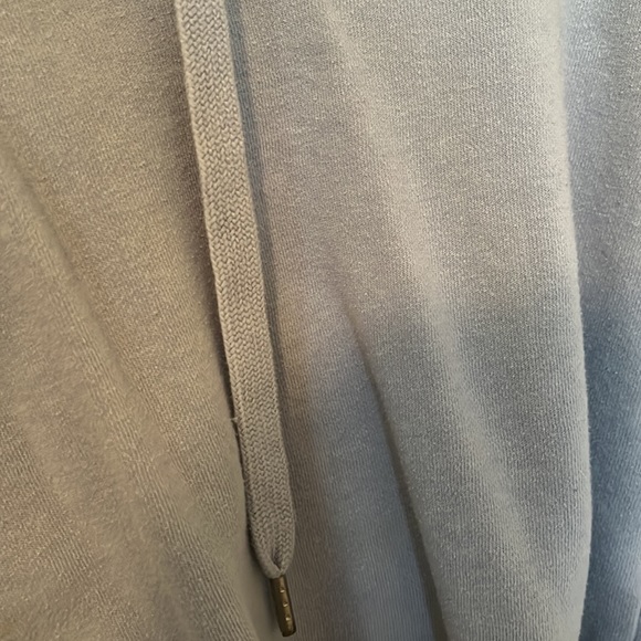Blue Cropped Hoodie - Picture 3 of 4
